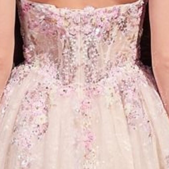 Formal ball gown.Prom party pageant mother of the bride dress gala evening - Picture 7 of 8